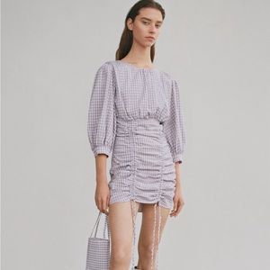 Zara Gingham Corduroy Size L